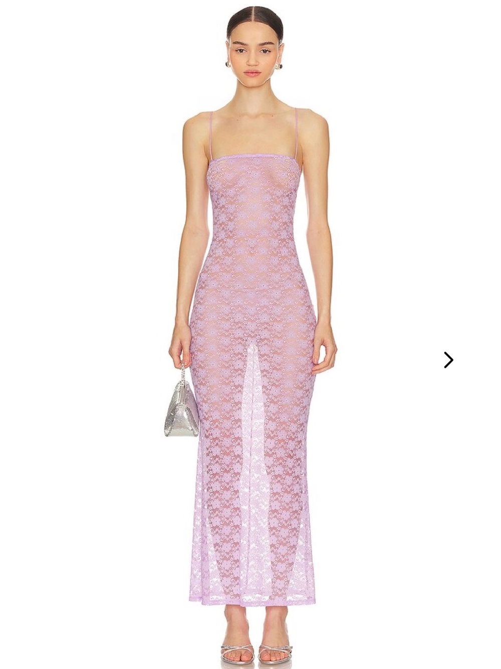 Revolve Lia Sheer Gown in Lilac Purple
Lovers and Friends